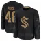 Black Men's Caden Price Premium Seattle Kraken 2024 Military Appreciation Practice Jersey