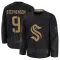 Black Men's Chandler Stephenson Premium Seattle Kraken 2024 Military Appreciation Practice Jersey