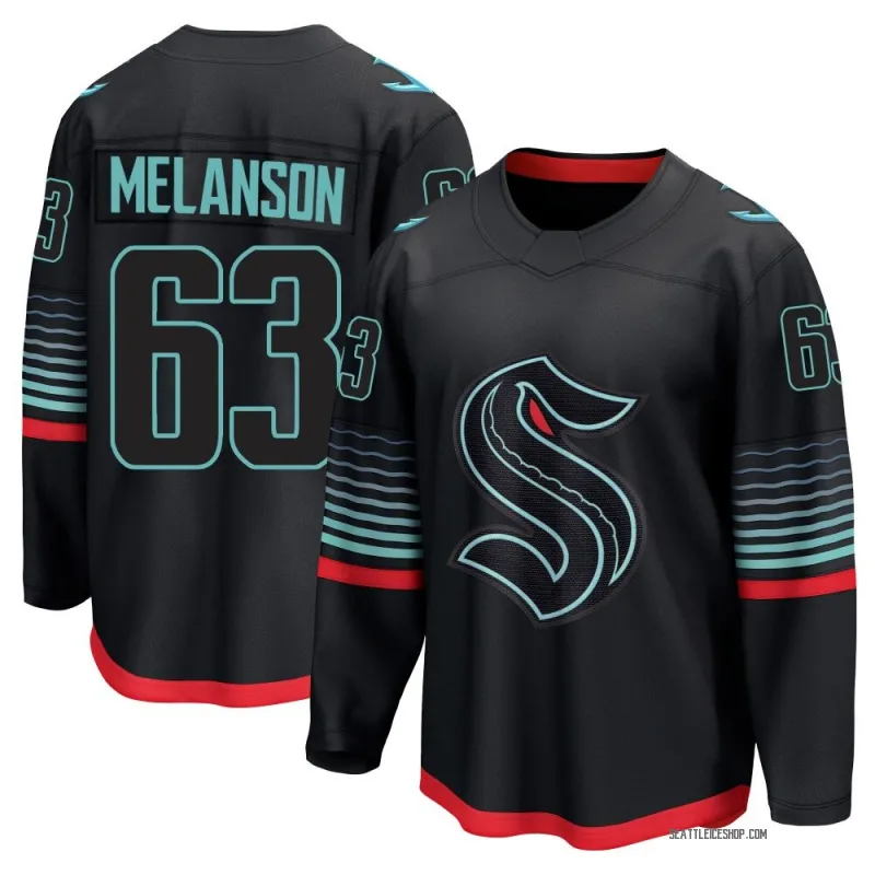 Black Men's Jacob Melanson Breakaway Seattle Kraken Alternate Jersey