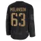 Black Men's Jacob Melanson Premium Seattle Kraken 2024 Military Appreciation Practice Jersey