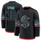 Black Men's Jani Nyman Premium Seattle Kraken Alternate Jersey