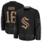 Black Men's Jon-Randall Avon Premium Seattle Kraken 2024 Military Appreciation Practice Jersey