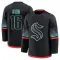 Black Men's Jon-Randall Avon Premium Seattle Kraken Alternate Jersey