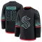 Black Men's Logan Morrison Premium Seattle Kraken Alternate Jersey