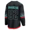 Black Men's Lukas Dragicevic Breakaway Seattle Kraken Alternate Jersey