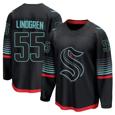 Black Men's Ryan Lindgren Breakaway Seattle Kraken Alternate Jersey