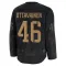 Black Men's Ville Ottavainen Premium Seattle Kraken 2024 Military Appreciation Practice Jersey