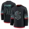 Black Men's Ville Ottavainen Premium Seattle Kraken Alternate Jersey