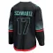 Black Youth Jaden Schwartz Breakaway Seattle Kraken Alternate Jersey