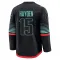 Black Youth John Hayden Premium Seattle Kraken Alternate Jersey