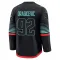 Black Youth Lukas Dragicevic Premium Seattle Kraken Alternate Jersey