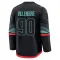 Black Youth Nathan Villeneuve Premium Seattle Kraken Alternate Jersey