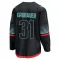 Black Youth Philipp Grubauer Breakaway Seattle Kraken Alternate Jersey
