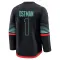 Black Youth Victor Ostman Premium Seattle Kraken Alternate Jersey