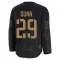 Black Youth Vince Dunn Premium Seattle Kraken 2024 Military Appreciation Practice Jersey