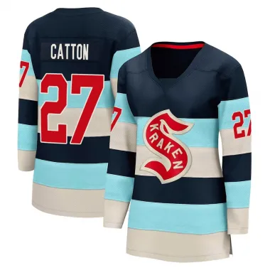 Blue Women's Berkly Catton Breakaway Seattle Kraken Deep Sea 2024 Winter Classic Jersey