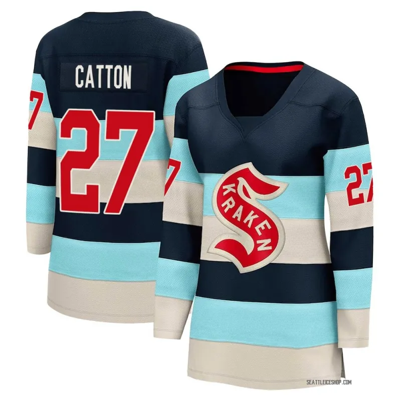 Blue Women's Berkly Catton Breakaway Seattle Kraken Deep Sea 2024 Winter Classic Jersey