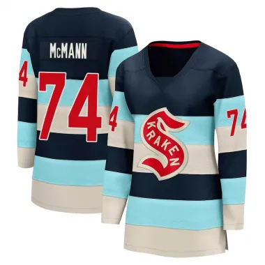 Blue Women's Bobby McMann Breakaway Seattle Kraken Deep Sea 2024 Winter Classic Jersey
