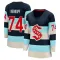 Blue Women's Carson Rehkopf Breakaway Seattle Kraken Deep Sea 2024 Winter Classic Jersey