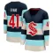 Blue Women's Ryker Evans Breakaway Seattle Kraken Deep Sea 2024 Winter Classic Jersey