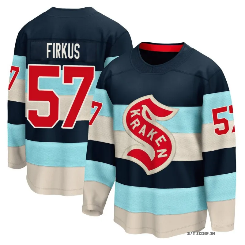 Blue Youth Jagger Firkus Breakaway Seattle Kraken Deep Sea 2024 Winter Classic Jersey