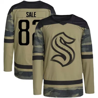 Camo Men's Eduard Sale Authentic Seattle Kraken Military Appreciation Team Practice Jersey