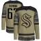 Camo Men's Mitchell Stephens Authentic Seattle Kraken Military Appreciation Team Practice Jersey