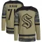 Camo Youth Bobby McMann Authentic Seattle Kraken Military Appreciation Practice Jersey