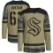 Camo Youth Brandon Montour Authentic Seattle Kraken Military Appreciation Practice Jersey