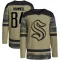 Camo Youth Kaden Hammell Authentic Seattle Kraken Military Appreciation Team Practice Jersey