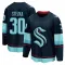 Navy Men's Ales Stezka Breakaway Seattle Kraken Home Jersey