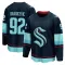 Navy Men's Lukas Dragicevic Breakaway Seattle Kraken Home Jersey