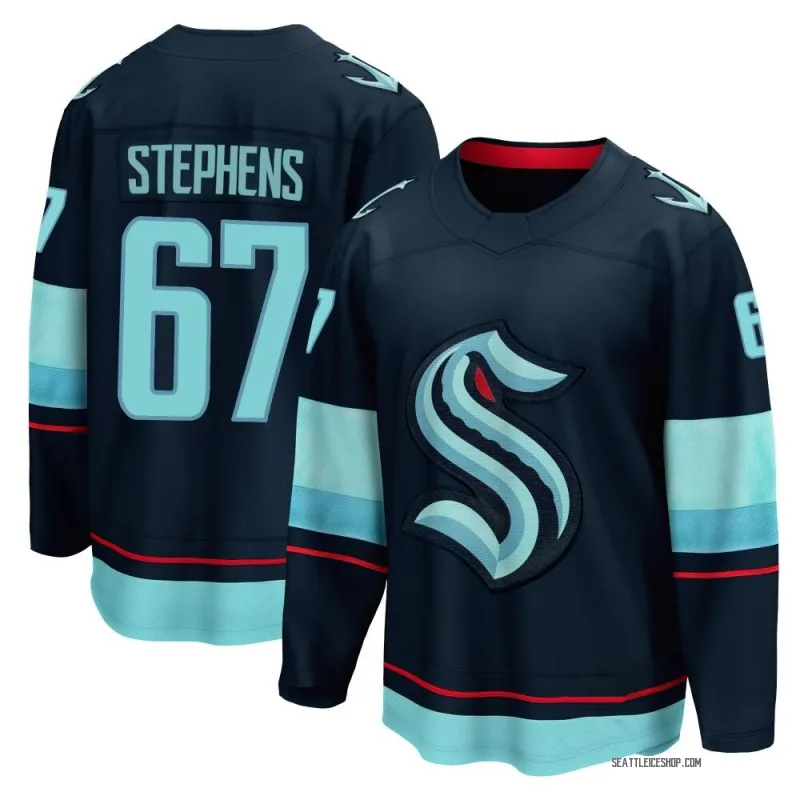 Navy Men's Mitchell Stephens Breakaway Seattle Kraken Home Jersey