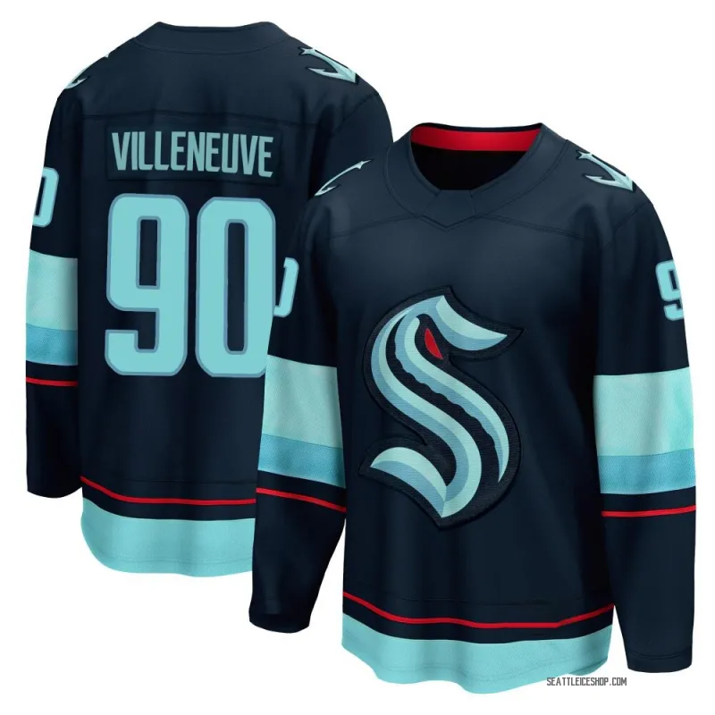 Navy Men's Nathan Villeneuve Breakaway Seattle Kraken Home Jersey