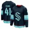 Navy Men's Ryker Evans Breakaway Seattle Kraken Home Jersey