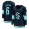 Navy Women's Adam Larsson Breakaway Seattle Kraken Home Jersey