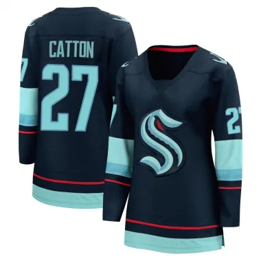 Navy Women's Berkly Catton Breakaway Seattle Kraken Home Jersey