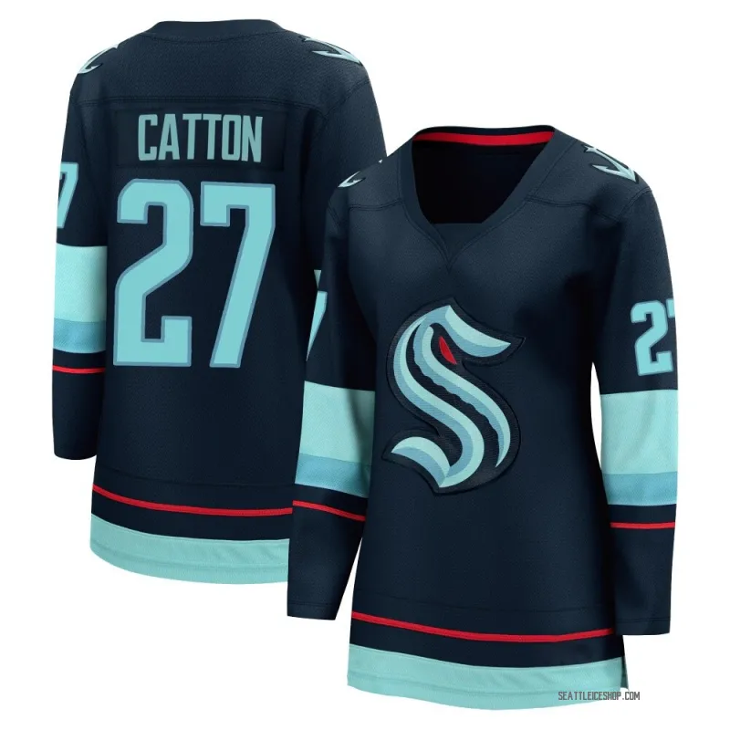 Navy Women's Berkly Catton Breakaway Seattle Kraken Home Jersey