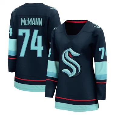 Navy Women's Bobby McMann Breakaway Seattle Kraken Home Jersey