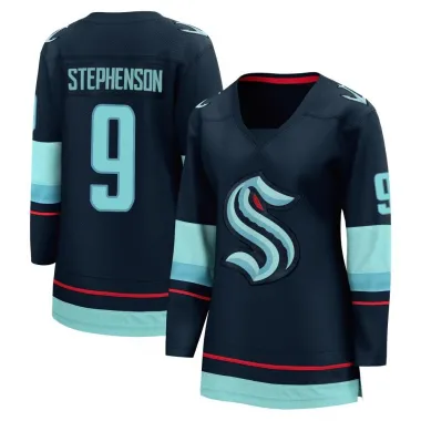 Navy Women's Chandler Stephenson Breakaway Seattle Kraken Home Jersey