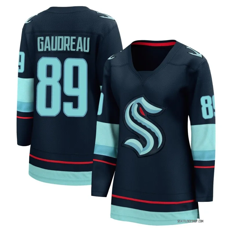 Navy Women's Frederick Gaudreau Breakaway Seattle Kraken Home Jersey
