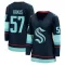 Navy Women's Jagger Firkus Breakaway Seattle Kraken Home Jersey