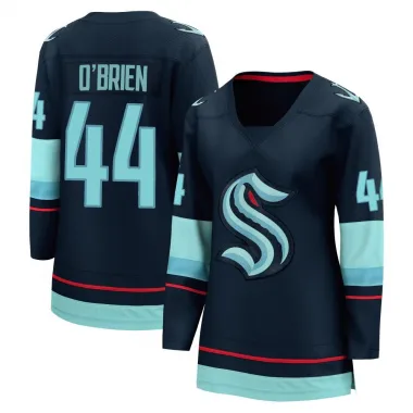 Navy Women's Jake O'Brien Breakaway Seattle Kraken Home Jersey