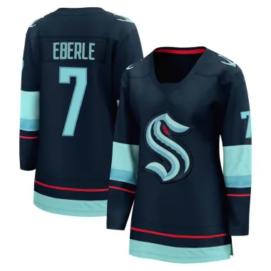 Navy Women's Jordan Eberle Breakaway Seattle Kraken Home Jersey