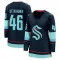 Navy Women's Ville Ottavainen Breakaway Seattle Kraken Home Jersey