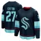 Navy Youth Berkly Catton Breakaway Seattle Kraken Home Jersey