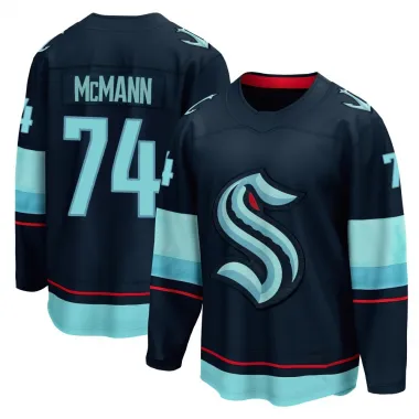 Navy Youth Bobby McMann Breakaway Seattle Kraken Home Jersey
