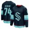 Navy Youth Carson Rehkopf Breakaway Seattle Kraken Home Jersey