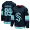 Navy Youth Frederick Gaudreau Breakaway Seattle Kraken Home Jersey