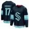 Navy Youth Jaden Schwartz Breakaway Seattle Kraken Home Jersey